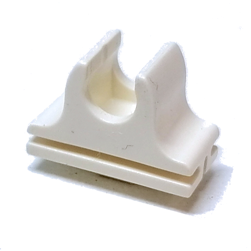 Lego Scala, Curtain Rod or Wall Clip / White