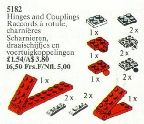 Lego Hinges and Couplings