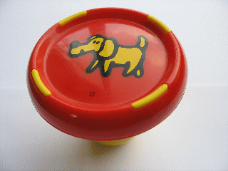 Lego Music Builder Sound Plug with Yellow Base and Yellow Dog Print