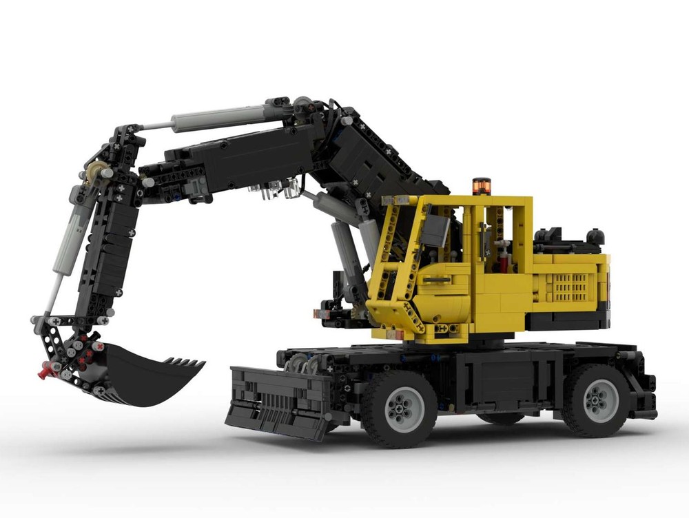 Lego Fully RC controlled 12Ch wheel excavator