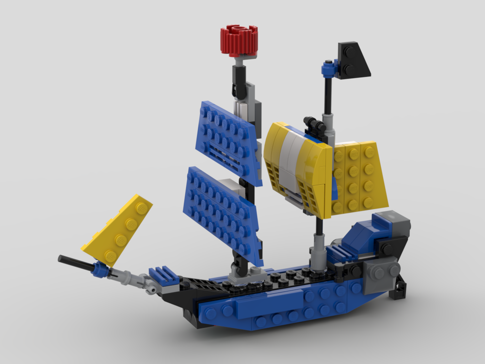 Lego 31087 - Ketch (two-masted sailboat) #100