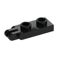 Lego Hinge Plate 1 x 2 with 2 Fingers and Hollow Studs / Black