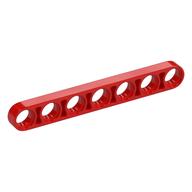 Lego Technic Beam 1 x 7 Thin / Red