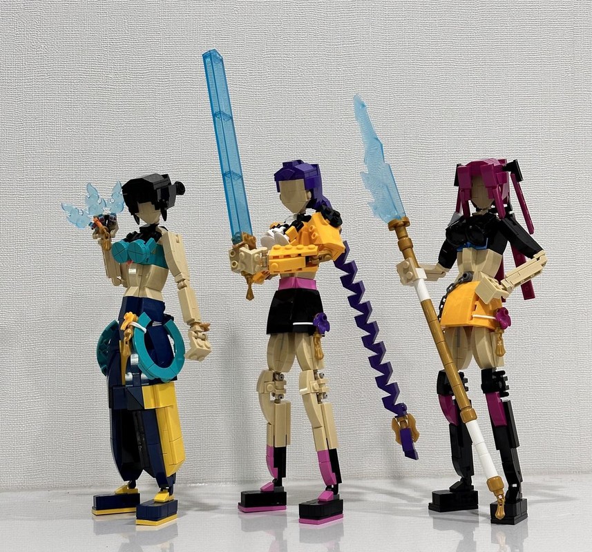 Lego Huntrix from K-Pop Demon Hunters