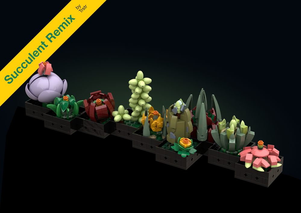 Lego Succulent Remix