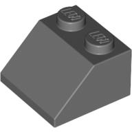 Lego Brick Sloped 45° 2 x 2 / Dark Bluish Gray