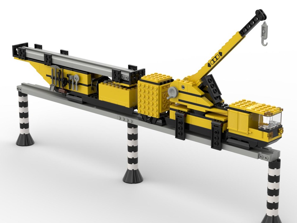 Lego Monorail Construction and Maintenance Vehicle