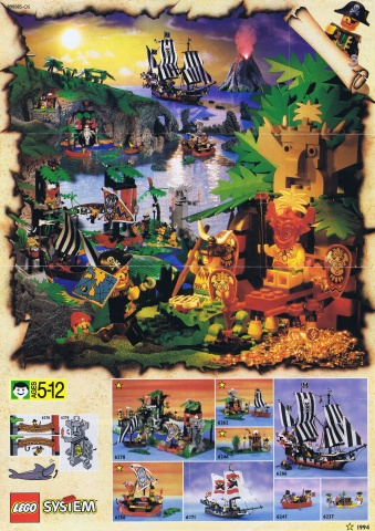 Lego 1994 Mini Pirates Overseas (998885-OS)