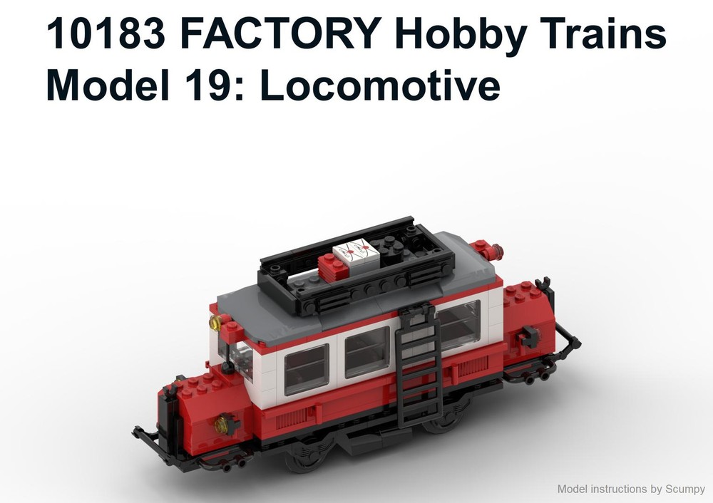 Lego 10183 Model 19: Locomotive