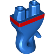 Lego Lower Body, Genie with Red Belt print / Blue
