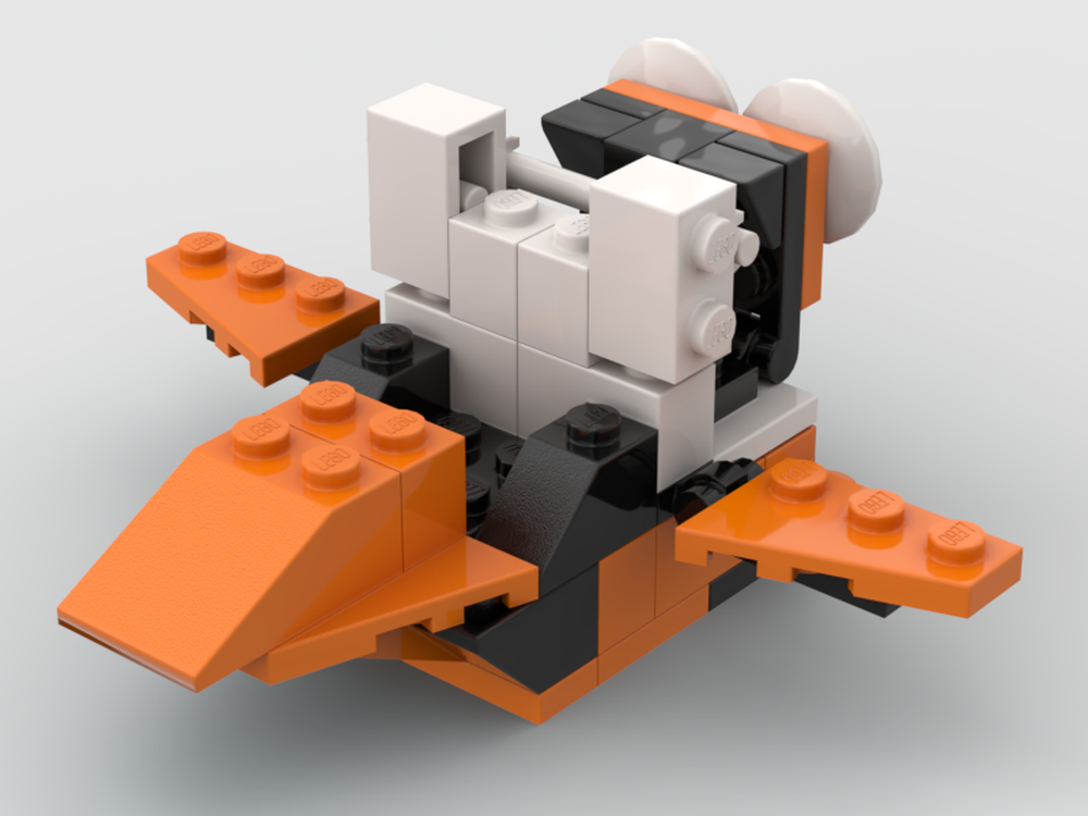 Lego Clown Fish Space Ship - 30025 Alt Build