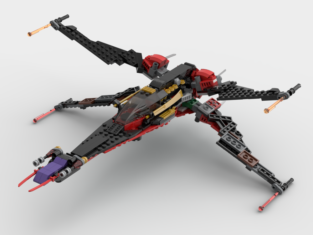 Lego 71704 Nindroid Shadow X-wing