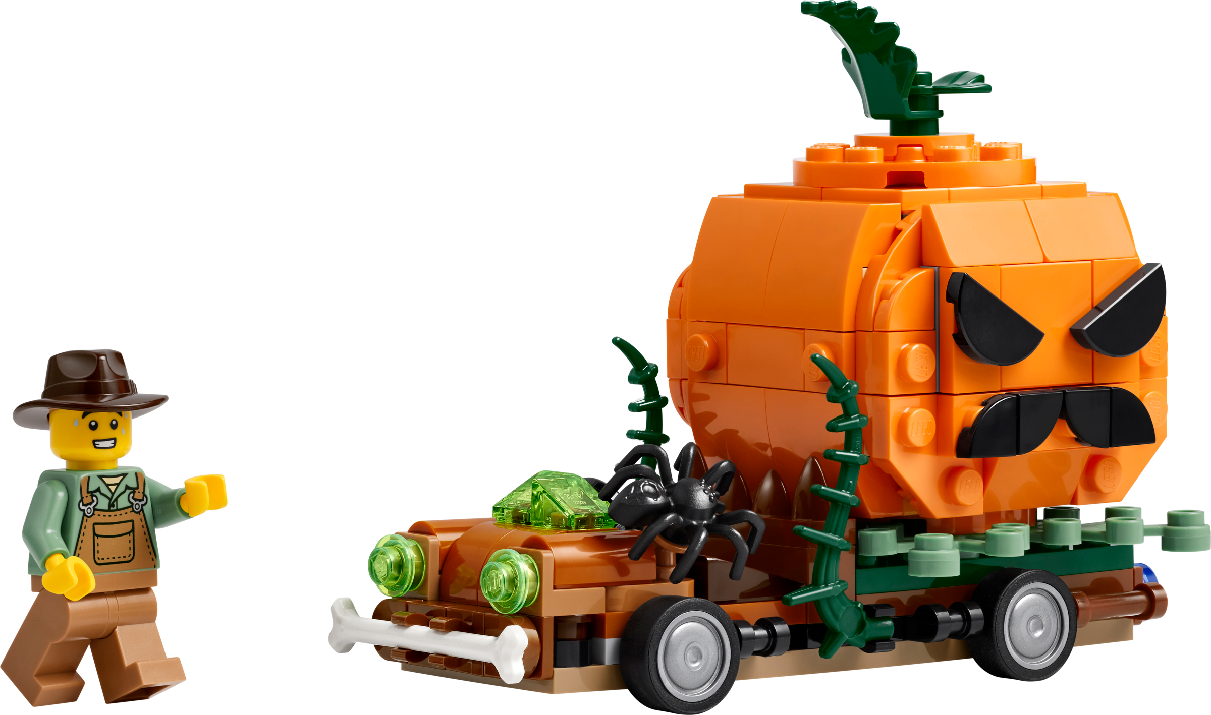 Lego Jack-o'-Lantern Pickup Truck