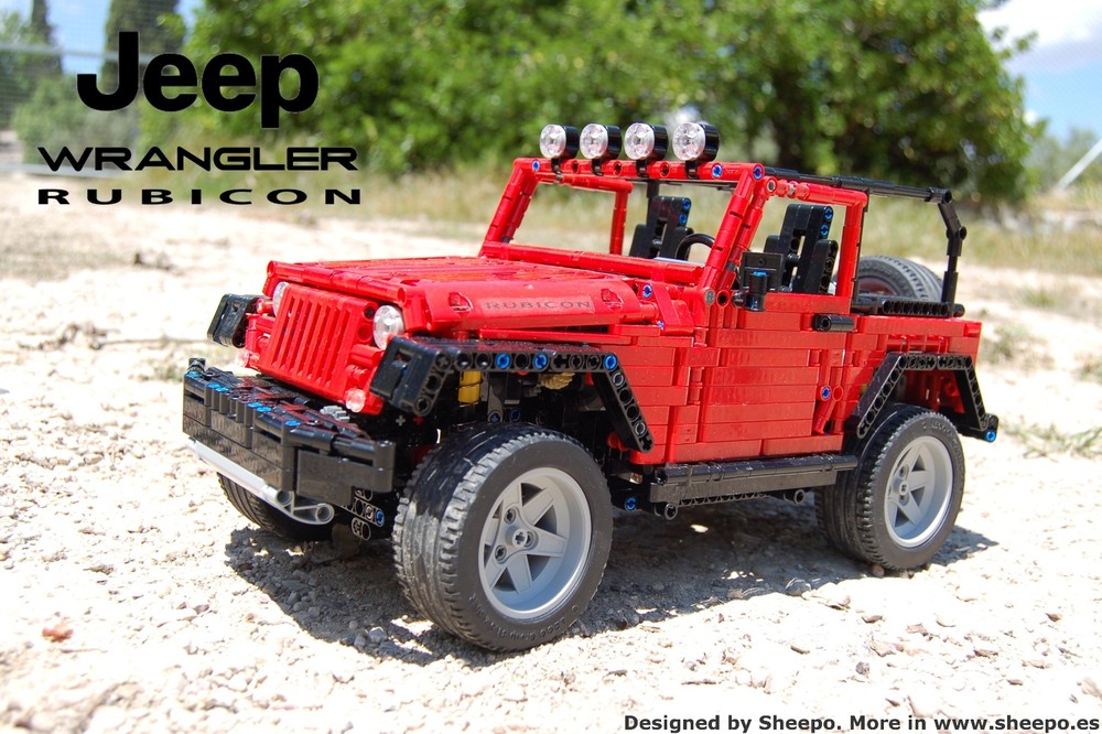 Lego Jeep Wrangler Rubicon (RC Version)