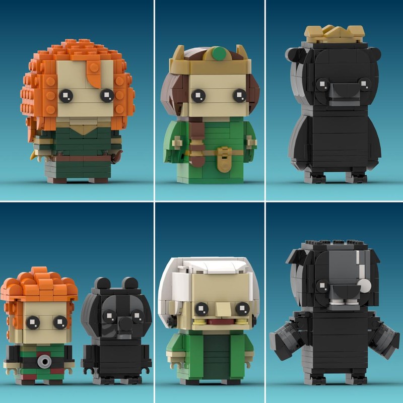 Lego "Brave" Brickheadz Collection