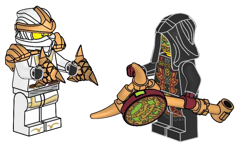 Lego Zane and Loyalist Leader