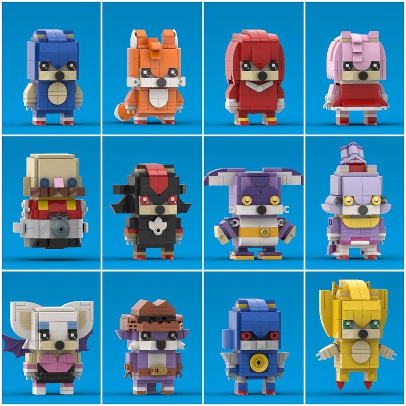 Lego Sonic the Hedgehog Brickheadz Collection