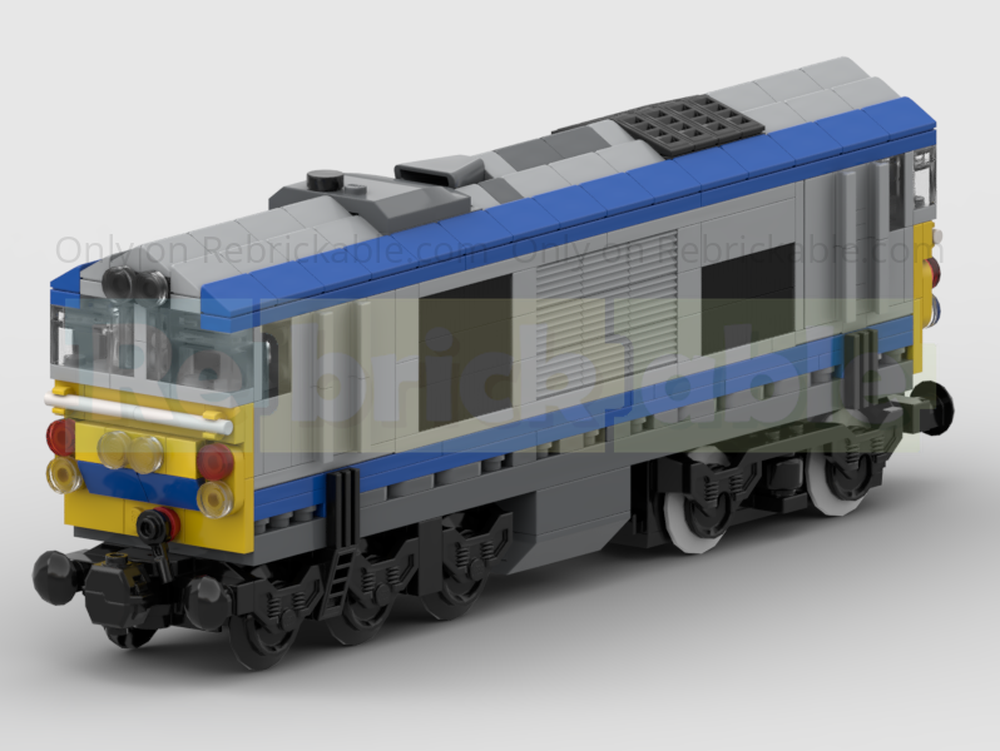 Lego BR Class 59 Diesel Locomotive Train In Yeoman Livery