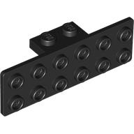 Lego Bracket 1 x 2 - 2 x 6 / Black