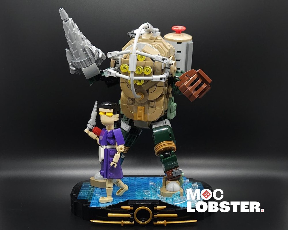 Lego Bioshock: Big Daddy Bouncer and Little Sister