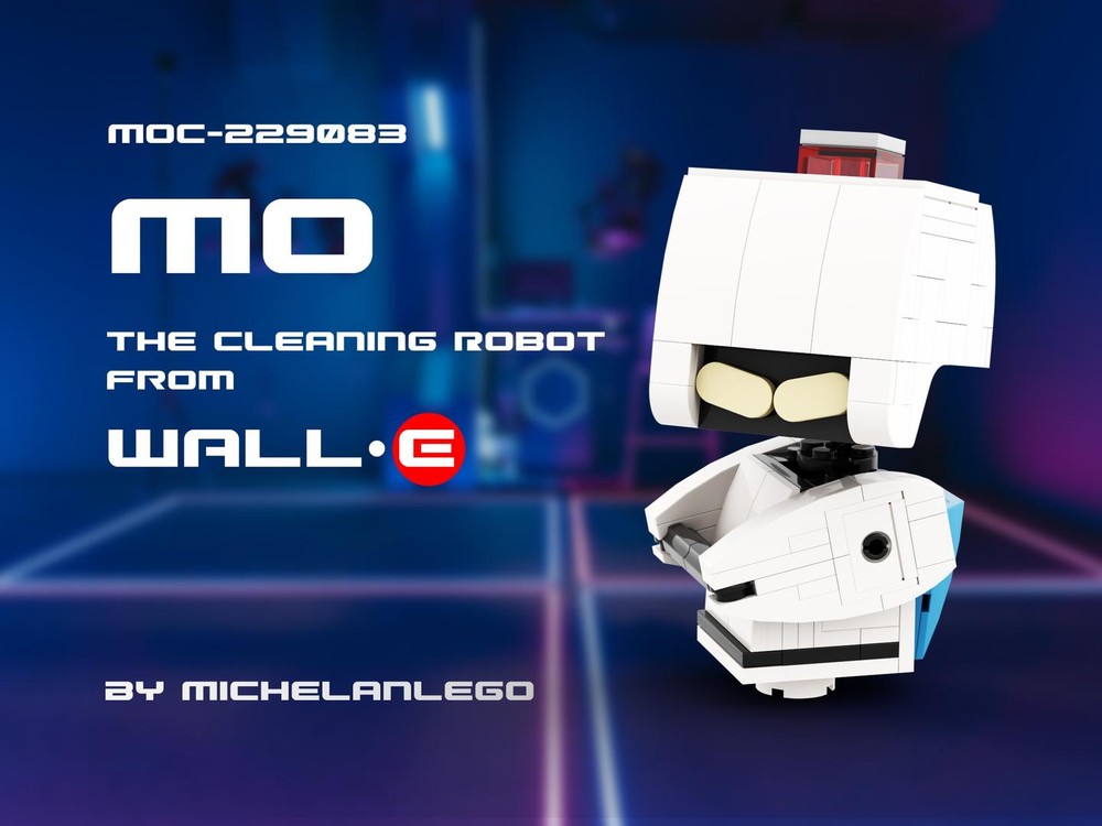 Lego MO - cleaning robot from WALL-E