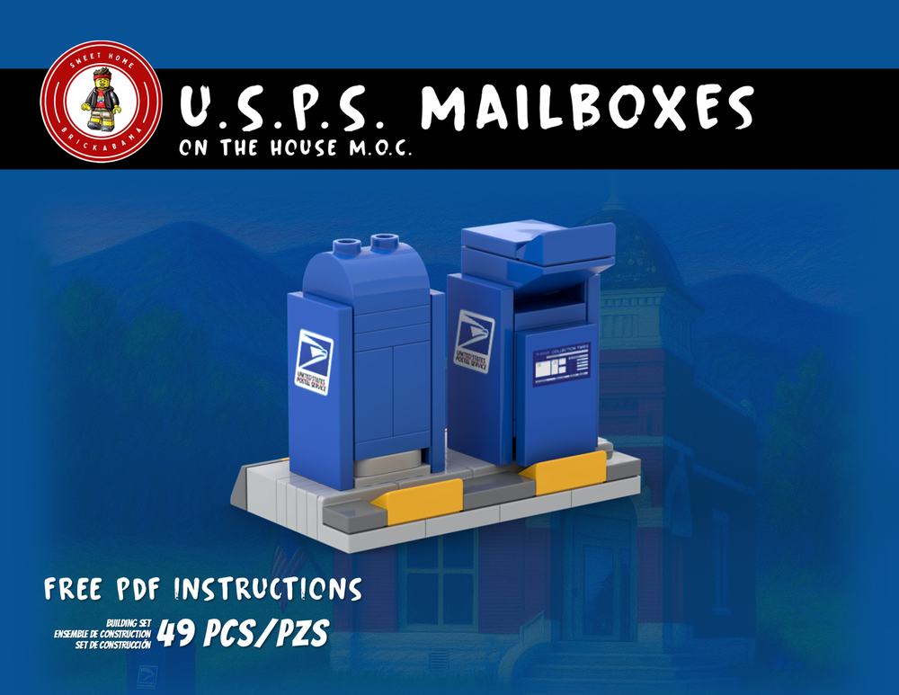 Lego On The House: USPS Mailboxes