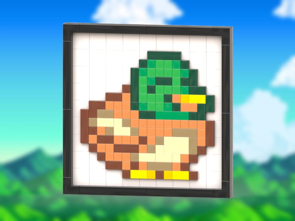 Lego Duck Mosaic (From Stardew Valley)