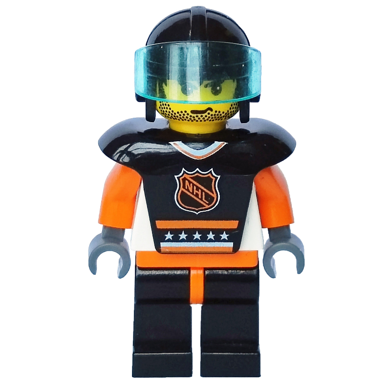 Lego Hockey Player Black Vest #1