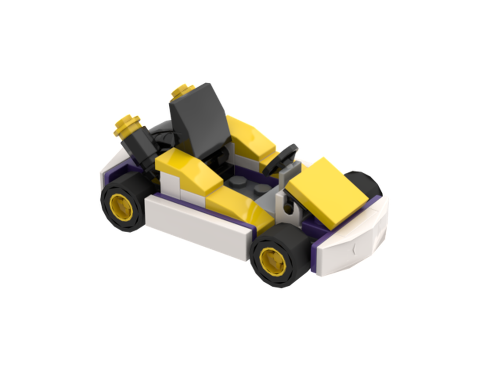 Lego Wario's kart (Minifig scale)
