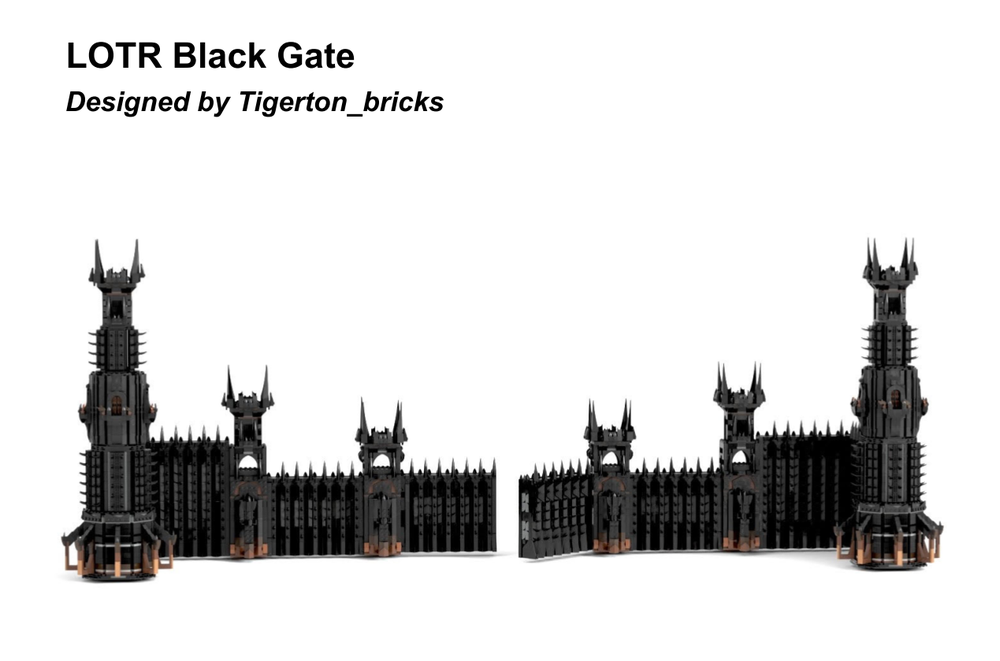 Lego LOTR Black Gate - Expanded Version