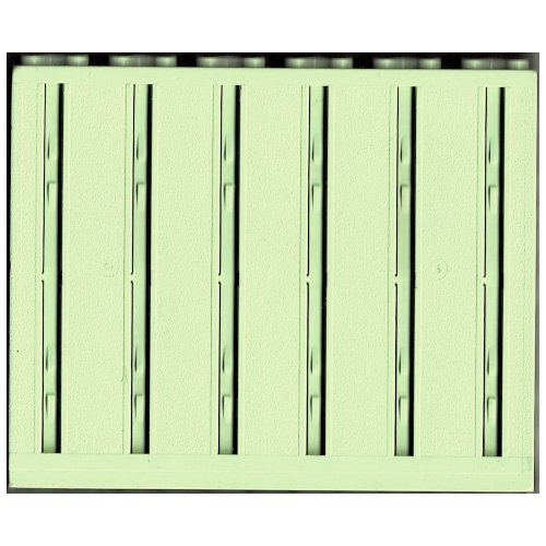 Lego Scala, Building, Wall, Vertical Grooved 12 x 2 x 8 / Light Lime