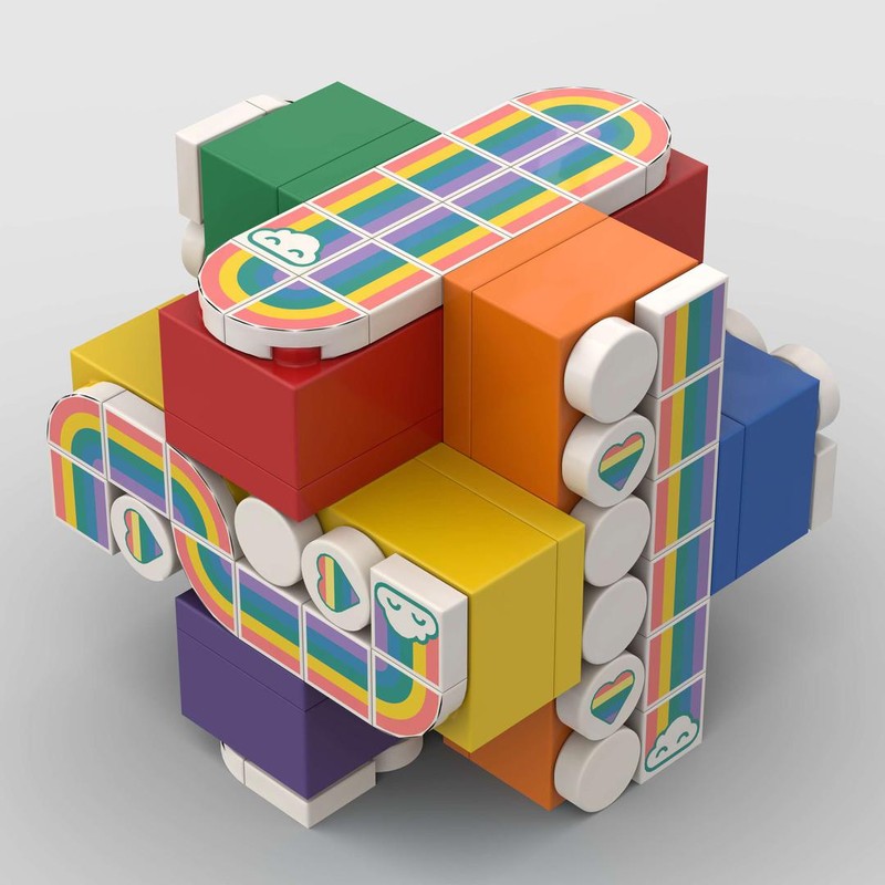 Lego KongMing Lock + Rainbow Numbers 2x6