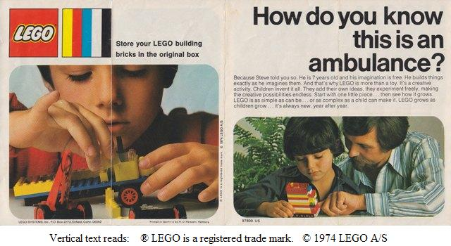 Lego 1974 Medium US (97800-US)