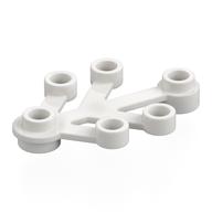 Lego Plant, Leaves 4 x 3 / White