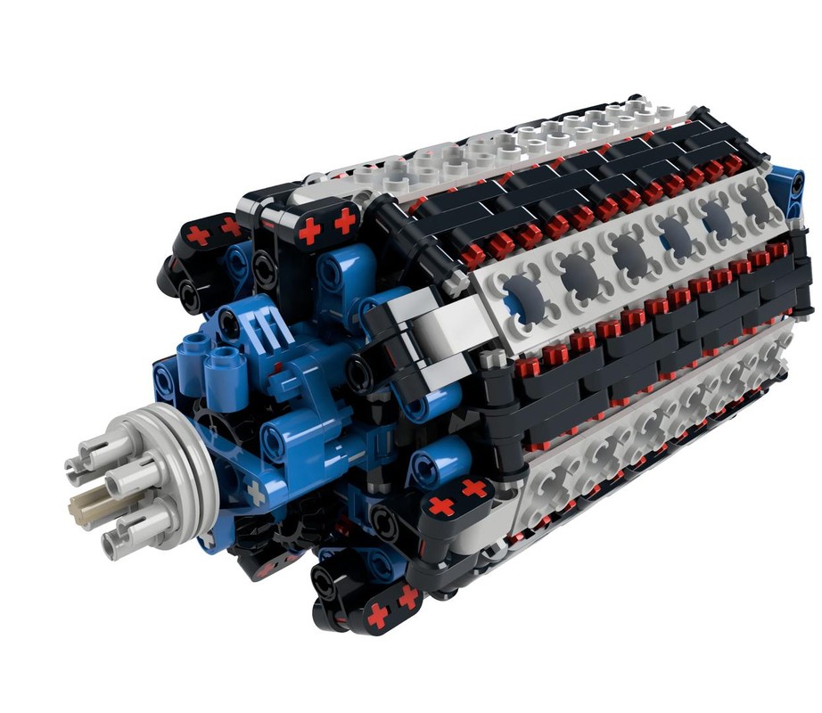 Lego 42 Cylinder Radial Engine - R-2160 Tornado