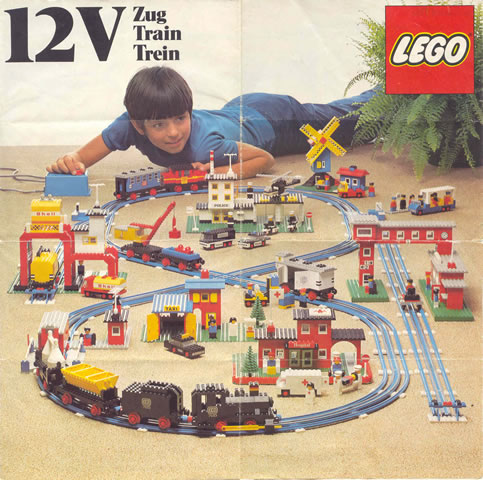 Lego 12V Train Idea Leaflet (98560-l-ty/fr/ho.)