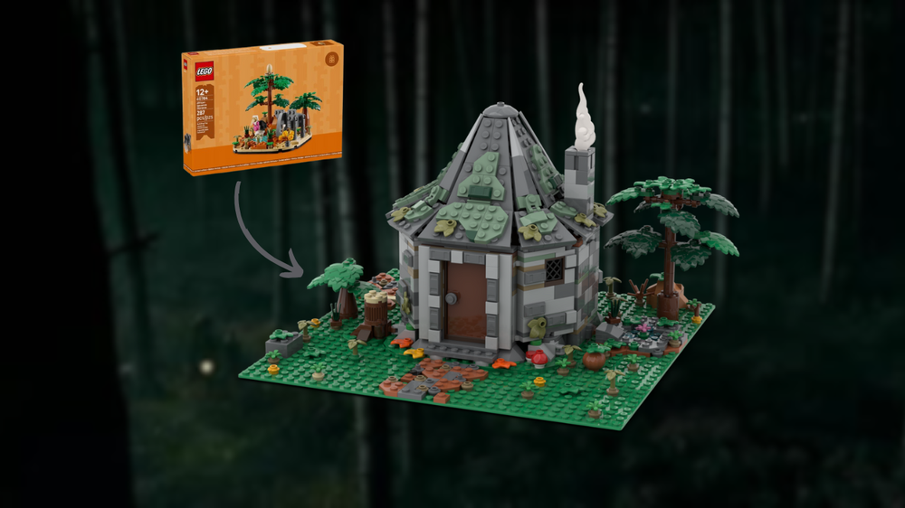 Lego HAGRlD HUT SCENERY
