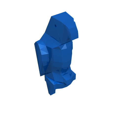 Lego Animal, Bird, Parrot [Plain] / Blue