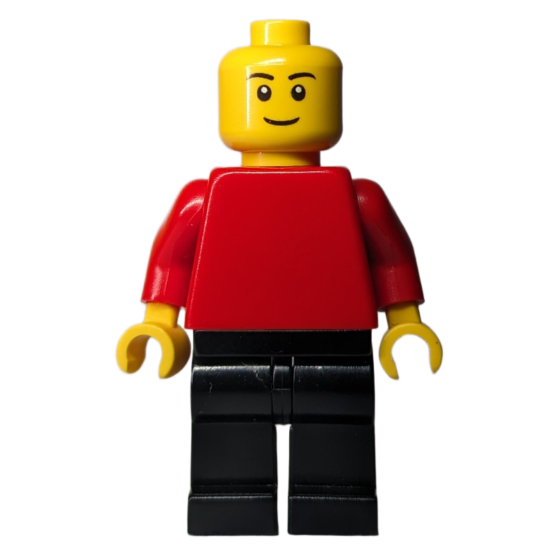 Lego Red Torso, Black Legs