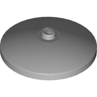 Lego Dish 4 x 4 Inverted [Radar] / Light Bluish Gray