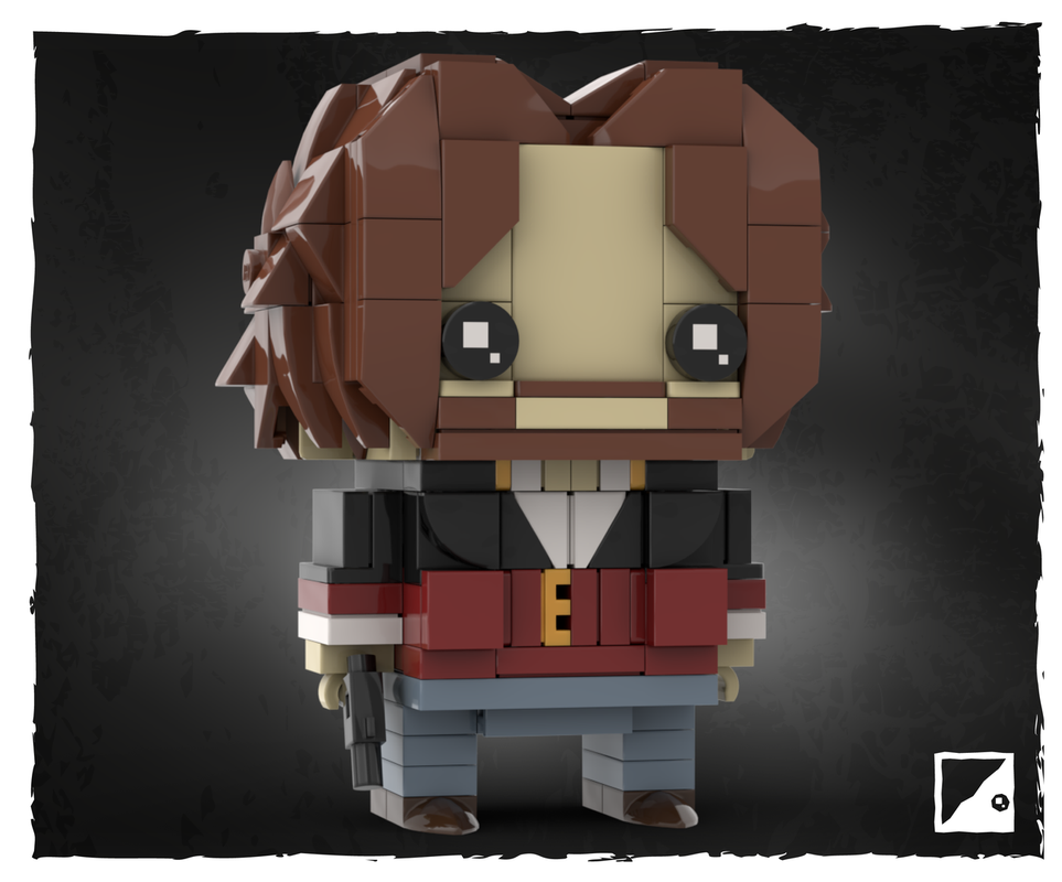 Lego Resident Evil 4 Brickheadz MOC ~ Luis Serra