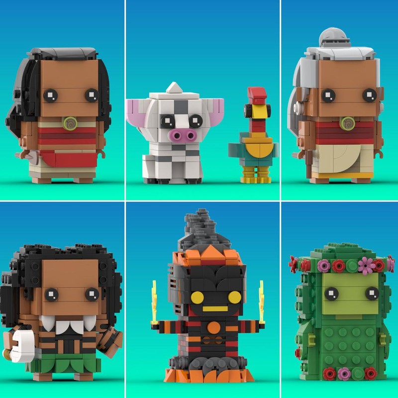 Lego "Moana" Brickheadz Collection