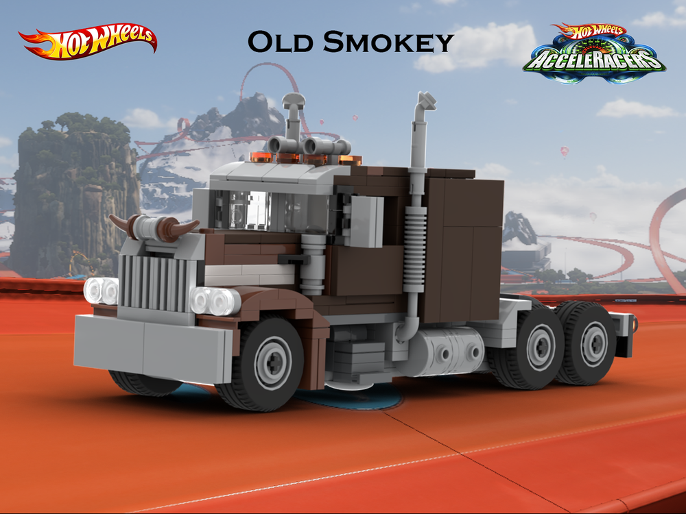 Lego Old Smokey - Hot Wheels Acceleracers