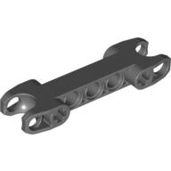 Lego Technic Axle and Pin Connector 2 x 7 with Two Ball Joint Sockets [Squared Ends] / Dark Bluish Gray
