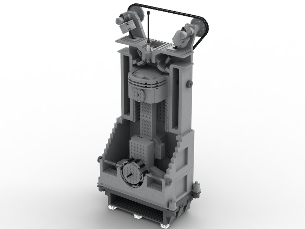 Lego 1:1 scale engine diagram
