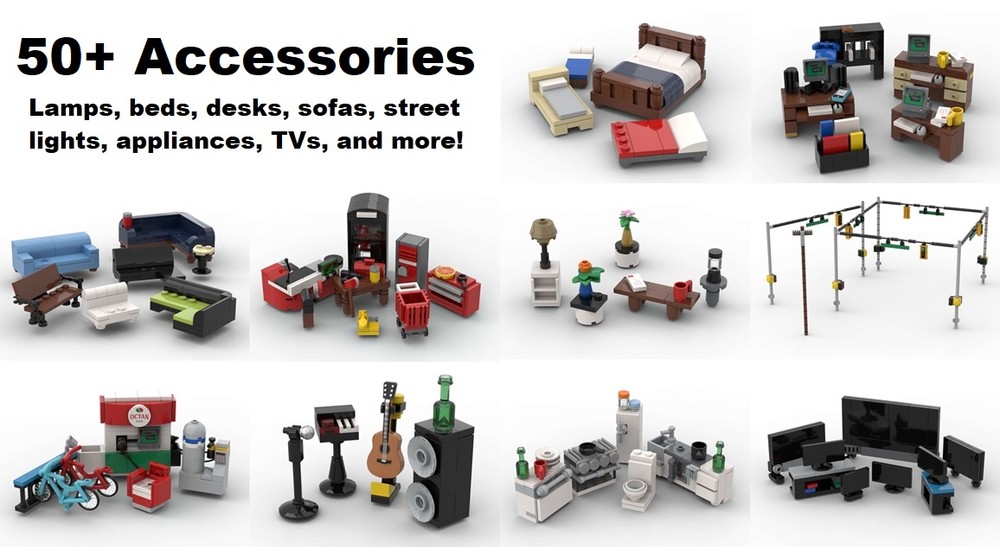 Lego 50+ Accessory Pack