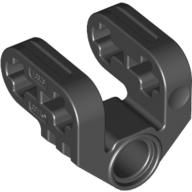 Lego Technic Axle and Pin Connector Perpendicular Split / Black