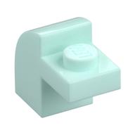 Lego Brick Curved 1 x 2 x 1 1/3 with Curved Top / Light Aqua