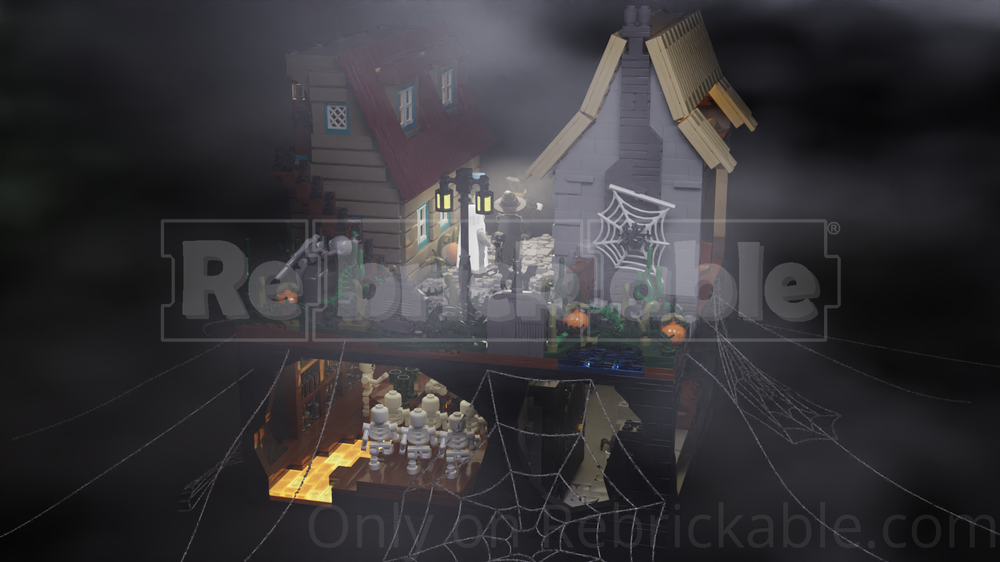 Lego Halloween Village