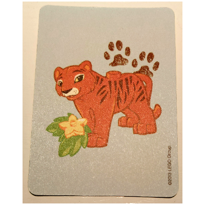 Lego Game Card, Duplo Memory Game - Tiger / [No Color/Any Color]
